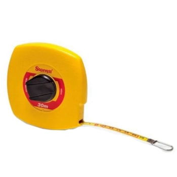 TRENA LONGA COM DITA DE AÇO 30 METROS  - KTS510-30M-S STARRETT TRENA LONGA COM DITA DE AÇO 30 METROS  - KTS510-30M-S STARRETT