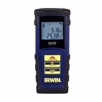 Trena Medidor De Distância A Laser Para 30 Metros - Irwin Trena Medidor De Distância A Laser Para 30 Metros - Irwin