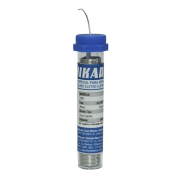 TUBO DE ESTANHO EM FIO 1,0MM PARA SOLDA HS-63 22G - 21S001C HIKARI