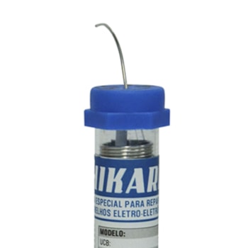 TUBO DE ESTANHO EM FIO 1,0MM PARA SOLDA HS-63 22G - 21S001C HIKARI