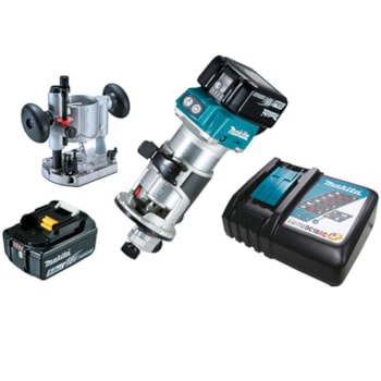 TUPIA COM 2 BASES A BATERIA 18V DRT50RTJX9 - MAKITA Voltagem:BIVOLT