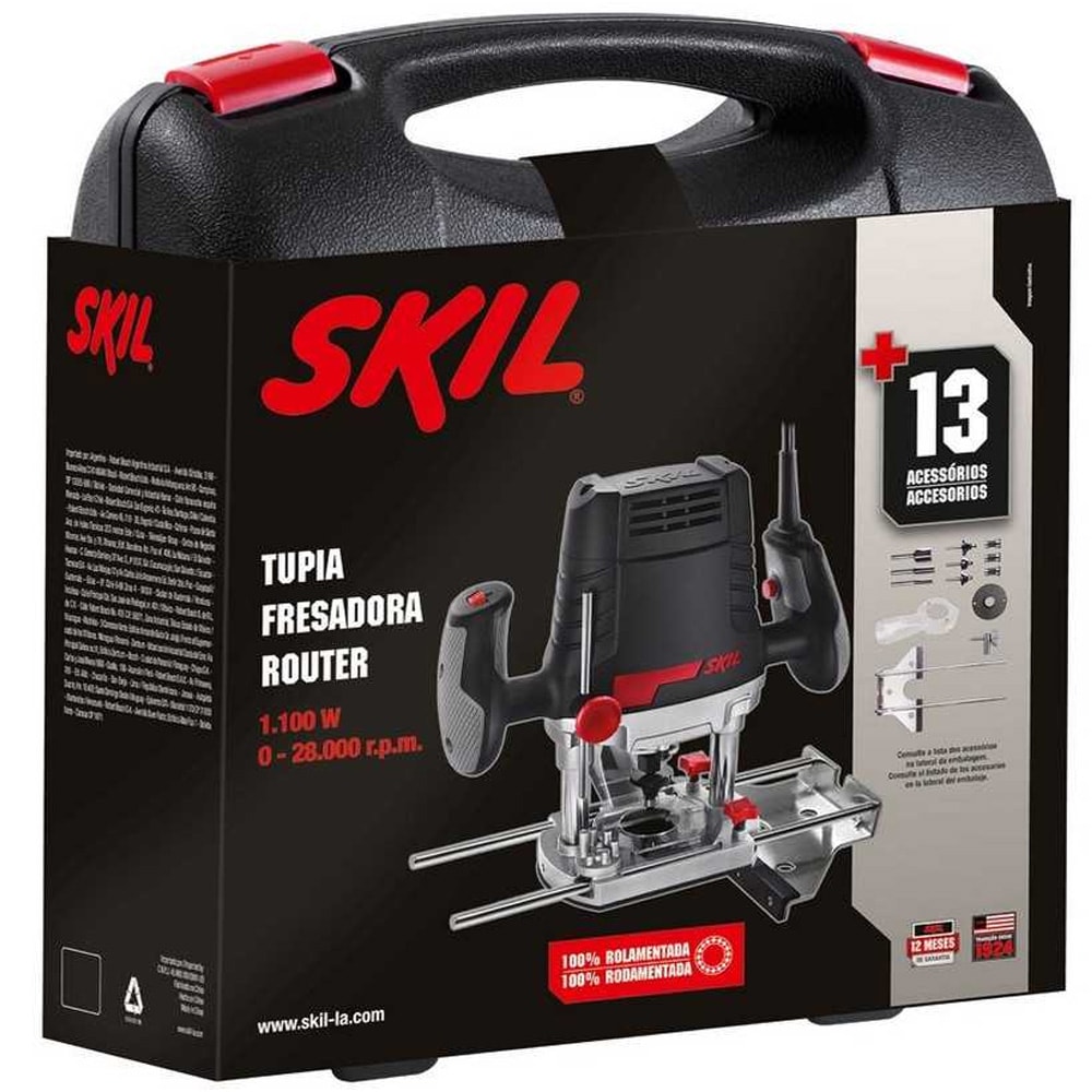 TUPIA DE COLUNA ELÉTRICA 1100W + 13 ACESSÓRIOS - 1831 SKIL - HBR Flex