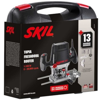 TUPIA DE COLUNA  ELÉTRICA  1100W + 13 ACESSÓRIOS - 1831 SKIL TUPIA DE COLUNA  ELÉTRICA  1100W + 13 ACESSÓRIOS - 1831 SKIL