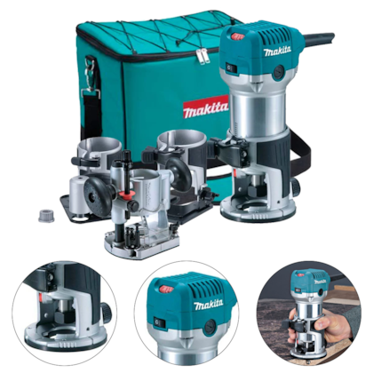 TUPIA ELETRÔNICA 6MM - RT0700CX3 MAKITA TUPIA ELETRÔNICA 6MM - RT0700CX3 MAKITA