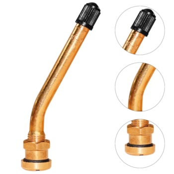 VÁLVULA BICO RODA DISCO CURTO 110MM - 6 BRAMAIS VÁLVULA BICO RODA DISCO CURTO 110MM - 6 BRAMAIS