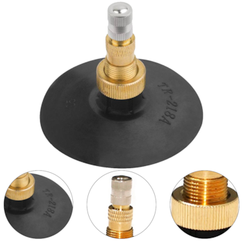 VÁLVULA COM BASE BORRACHA PARA CÂMARA TRATOR AR/ÁGUA TR218A - 821218 JEDAL VÁLVULA COM BASE BORRACHA PARA CÂMARA TRATOR AR/ÁGUA TR218A - 821218 JEDAL