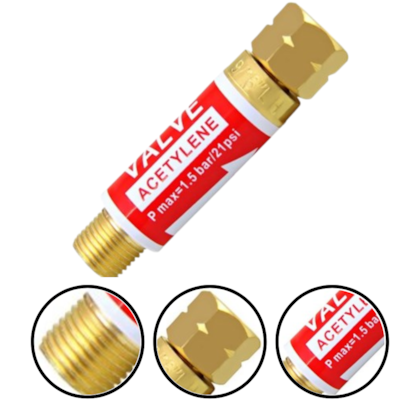 VÁLVULA SECA ACETILENO PARA MAÇARICO VSM-G - 1700400200003 VORTECH VÁLVULA SECA ACETILENO PARA MAÇARICO VSM-G - 1700400200003 VORTECH