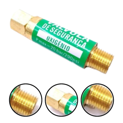 VÁLVULA SECA OXIGÊNIO PARA MAÇARICO VSM-O - 1700400200004 VORTECH VÁLVULA SECA OXIGÊNIO PARA MAÇARICO VSM-O - 1700400200004 VORTECH