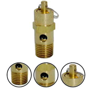 VÁLVULA SEGURANÇA 1/4" NPT 190PSI - 000001316 CHIAPERINI VÁLVULA SEGURANÇA 1/4" NPT 190PSI - 000001316 CHIAPERINI
