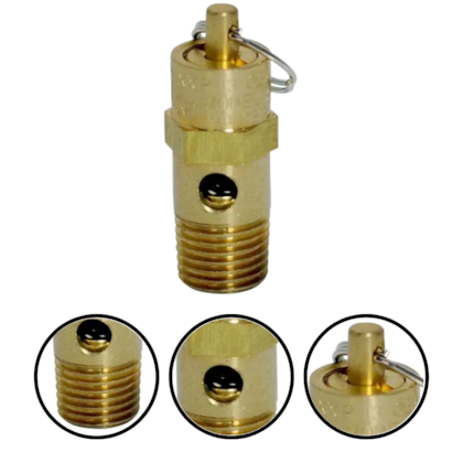 VÁLVULA SEGURANÇA 1/4" NPT 190PSI - 000001316 CHIAPERINI VÁLVULA SEGURANÇA 1/4" NPT 190PSI - 000001316 CHIAPERINI