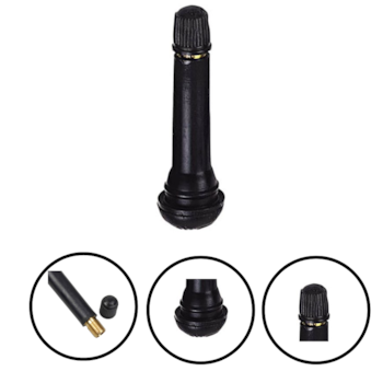 VÁLVULA TR-418-R PRETO - 003003 VULCANBOR VÁLVULA TR-418-R PRETO - 003003 VULCANBOR