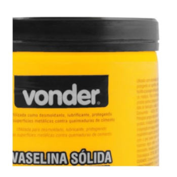 VASELINA SOLIDA INDUSTRIAL 450G - 5160450000 VONDER VASELINA SOLIDA INDUSTRIAL 450G - 5160450000 VONDER