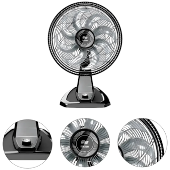 VENTILADOR DE MESA E PAREDE 180W FLOW TURBO ECO 220V - WAP FW011710