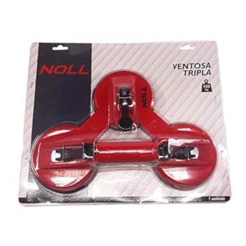 VENTOSA PARA VIDROS TRIPLA CAPACIDADE 100 KG - NOLL 385,0003 VENTOSA PARA VIDROS TRIPLA CAPACIDADE 100 KG - NOLL 385,0003