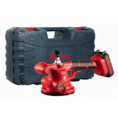 VIBRADOR COM VENTOSA PARA ASSENTAMENTO DE PISOS A BATERIA 18V BRUSHLESS COM 1 BATERIA 1,5AH MAC-100 COM MALETA  - CORTAG