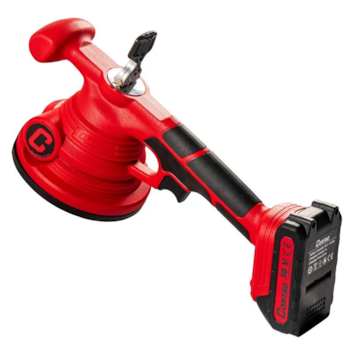 VIBRADOR COM VENTOSA PARA ASSENTAMENTO DE PISOS A BATERIA 18V BRUSHLESS COM 1 BATERIA 1,5AH MAC-100 COM MALETA  - CORTAG